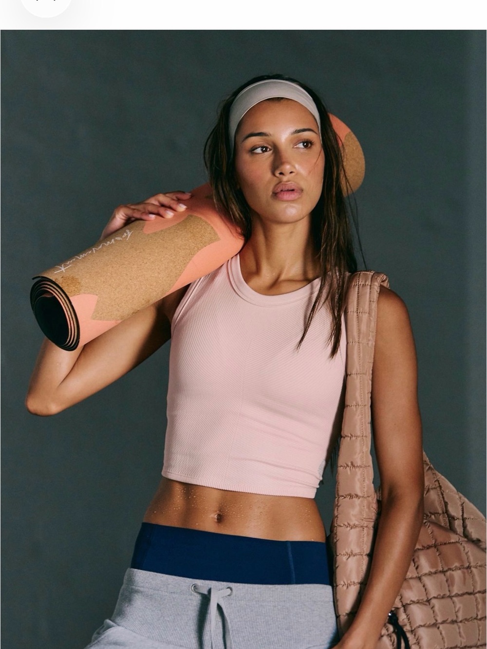 FP Movement by Free People Free Throw Muscle Tank in White Sz XS/S